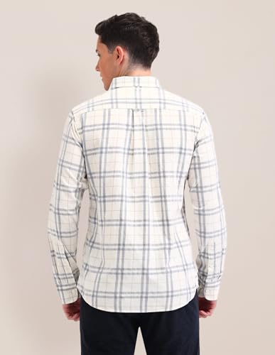 U.S. POLO ASSN. Tailored Fit Button Down Shirt (USSHT2416_Beige_46)