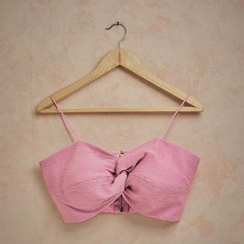 Salwar Studio Onion Pink Knotted Readymade Blouse- Pack of 1.