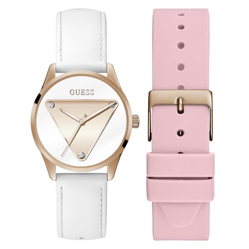 Guess Women 36 mm Rose Gold Dial Analog Watch- GW0642L2