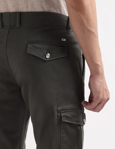 Arrow Sports Men's Regular Casual Pants (ASAKTR2562_Brown