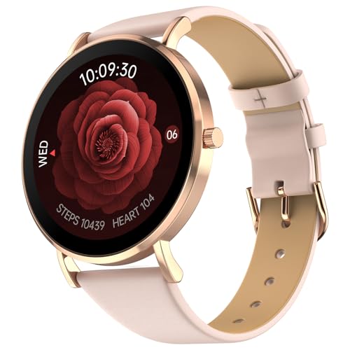 Noise Diva 2 Fashion Smart Watch for Women - Sleekest Dial, 36mm AMOLED Display, Snug Fit, Improved Female Cycle Tracker, BT Calling, Sleep Tracking, AI Voice Assistant, Password Protection(Rose Pink)