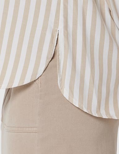 Pure Cotton Striped Oversized Shirt