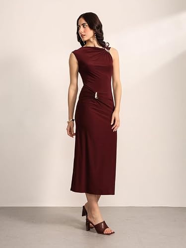 Kazo Cocktail Maxi Dress (Wine S)