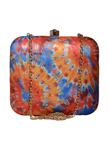 Artklim Multicolor floral Printed Clutch