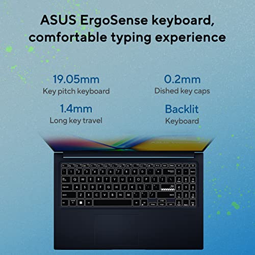 ASUS Vivobook 15, Intel Core i3 13th Gen 1315U, 16GB RAM, 512GB SSD, FHD 15.6", Touchscreen, Win11, Office Home 2024, M365 Basic (1Year)*, Quiet Blue, 1.7Kg, X1504VA-E83959WS, Intel UHD iGPU, Laptop