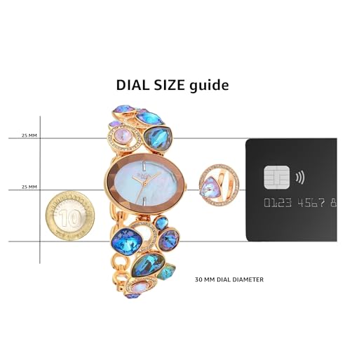 Titan Raga Moments Of Joy Mother of Pearl Dial Women Watch With Metal Strap-NS95126WM01F