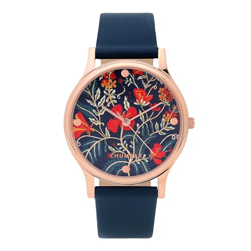 TEAL BY CHUMBAK Round Dial Analog Hand Watch for Women, Wrist Watch for Teenage Girls, Ladies Ghadi, Gifts for Women/Girls/Ladies, Stylish Fashion Watch for Casual/Work