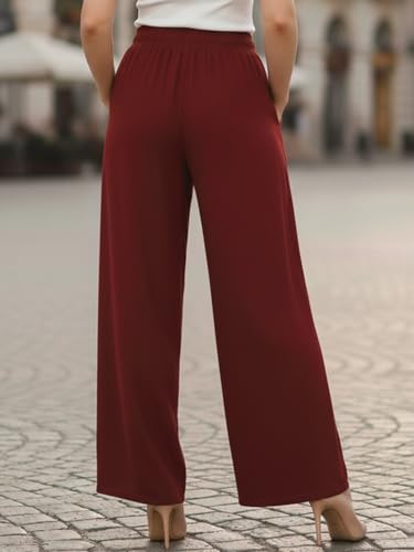 Lux Cozi PYNK Cotton Plazzo for Women_COZI_PYNK_PLAINPALAZZO_MRN_FS_1PC Maroon