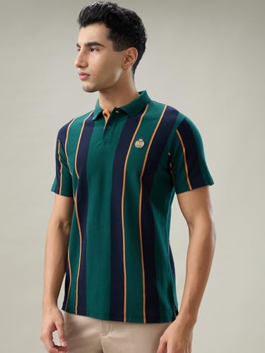 Raymond Green Stripe Pattern Men T-Shirt