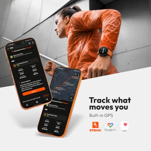 Noise Alt Watch 1 Smart Watch 1.32” AMOLED Display, Built-in GPS, AI Suite, Functional Rotating Crown, 1000NITS Brightness, Upto 14 Days Battery - Chosen Black