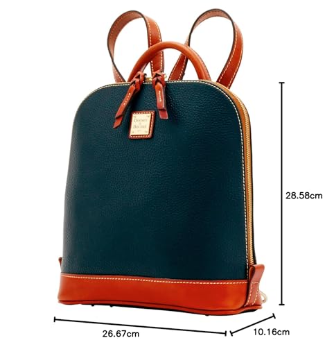 Dooney & Bourke Handbag, Pebble Grain Zip Pod Backpack, Black, One Size, Casual