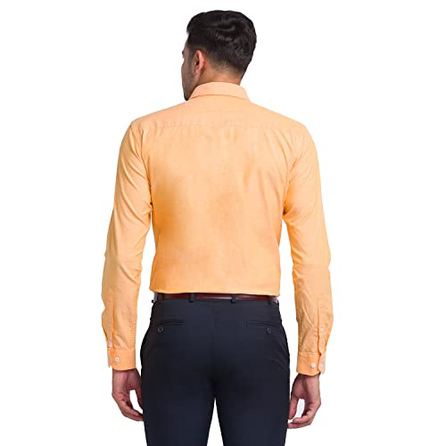PARK AVENUE Men's Slim Shirt (Orange)