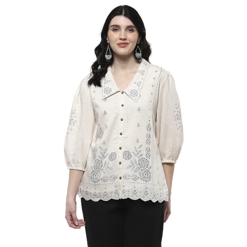Rangriti Women Natural Viscose Blend Straight Kurti_34