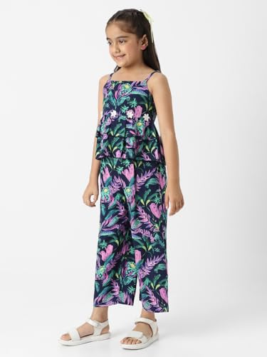 Nautinati Girls Combo Set of Tiered Top and Bottoms