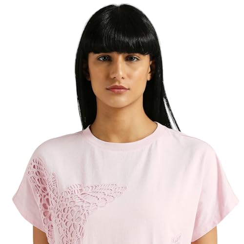 Pepe Jeans Women's Oversized Fit T-Shirt (PL505934_Pink