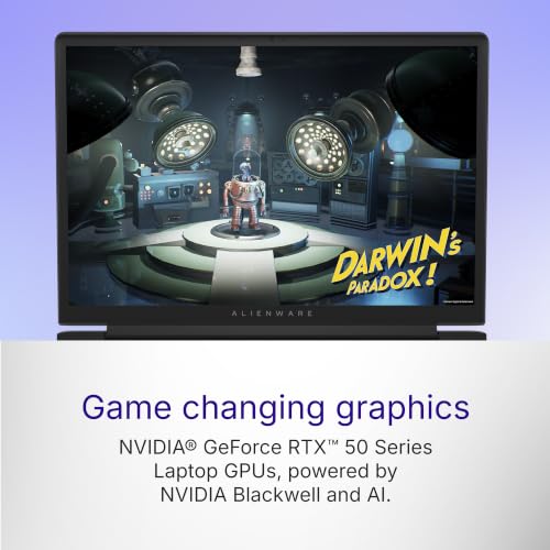 Dell Alienware 15 Gaming Laptop, AMD Ryzen R7 260 Processor, NVIDIA GeForce RTX 5050 8 GB GDDR7, 16GB:512GB SSD, 15.3" WUXGA 165Hz 300 nits Display, Alienware Backlit Keyboard, Win 11 + MSO'24, 2.25kg