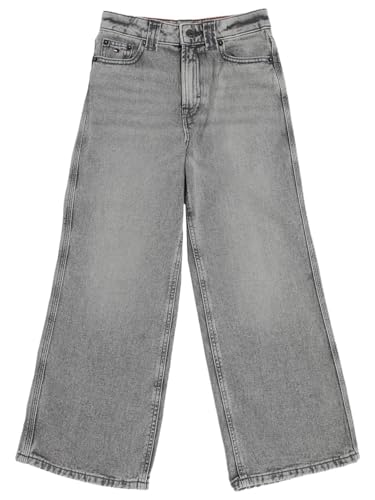 Tommy Hilfiger Girl's Loose Jeans (F25KGDB001_Grey_9-10Y)