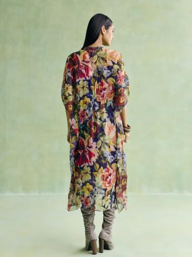 Aarke Ritu Kumar Multi Celestiall Kaftan Dress with Camisole Multicolour