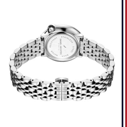 Daniel Hechter Paris Saint-Germain Collection Watch for Women with Roman Indices and Stainless Steel Strap-DHW2005-11