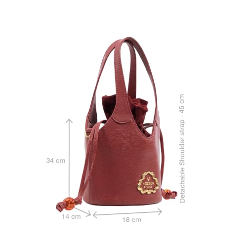 Hidesign Genuine Leather Palazzo 02 Party Women Red Sling Bag