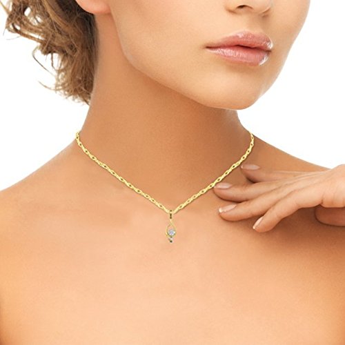 Avsar New Collection 14k (585) Yellow Gold Pendant for Women