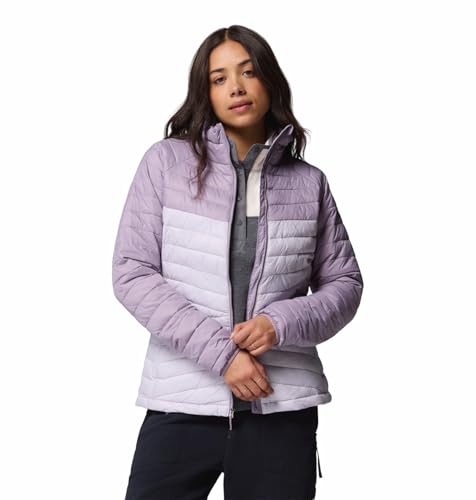 Columbia Women Purple OmniShield Powder Pass Down Jacket, 2XL