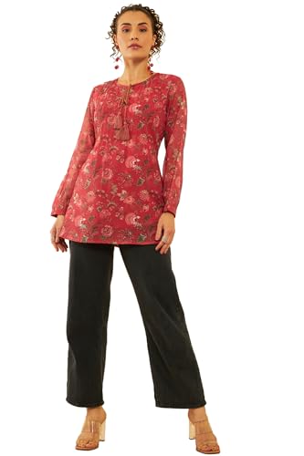 Soch Women's Regular Tunic (FWS4TU30075A_Pink S)
