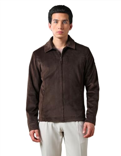 Arrow Men's A-Line Coat (ARAIJK4511_Brown