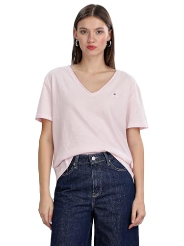 TOMMY HILFIGER Women Pink Printed T-Shirt