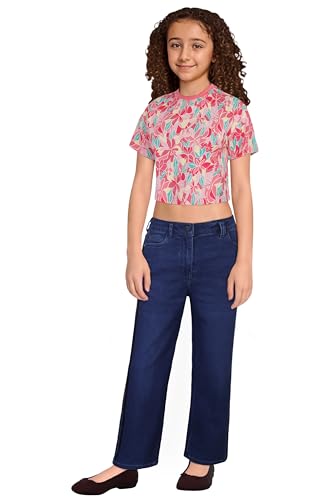 Allen Solly Girl's Regular Fit T-Shirt (AGKCERGFR34980_Pink