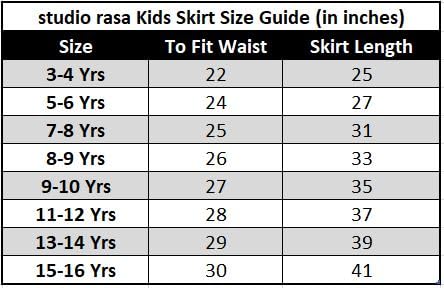studio rasa Girls Dupion Block Printed Kalidaar Kids Skirt for Wedding Party Festive(GSC12302/15-16_Purple_15-16yrs)