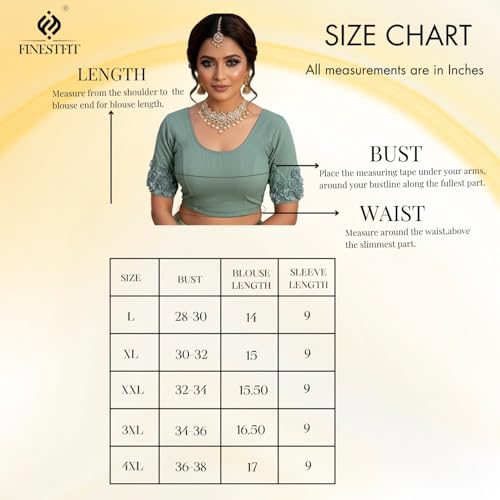 Stay On Trend: Latest Fashion Readymade Blouses for Women, Round Neckline with Elbow Sleeves