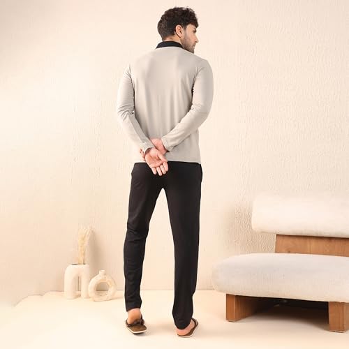 Sweet Dreams Men Solid Pyjama Set