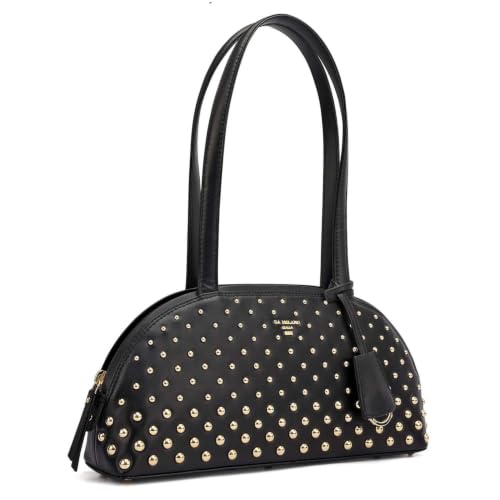 Da Milano Leather Book Tote for Women - Beige & Espresso (LB-02580)