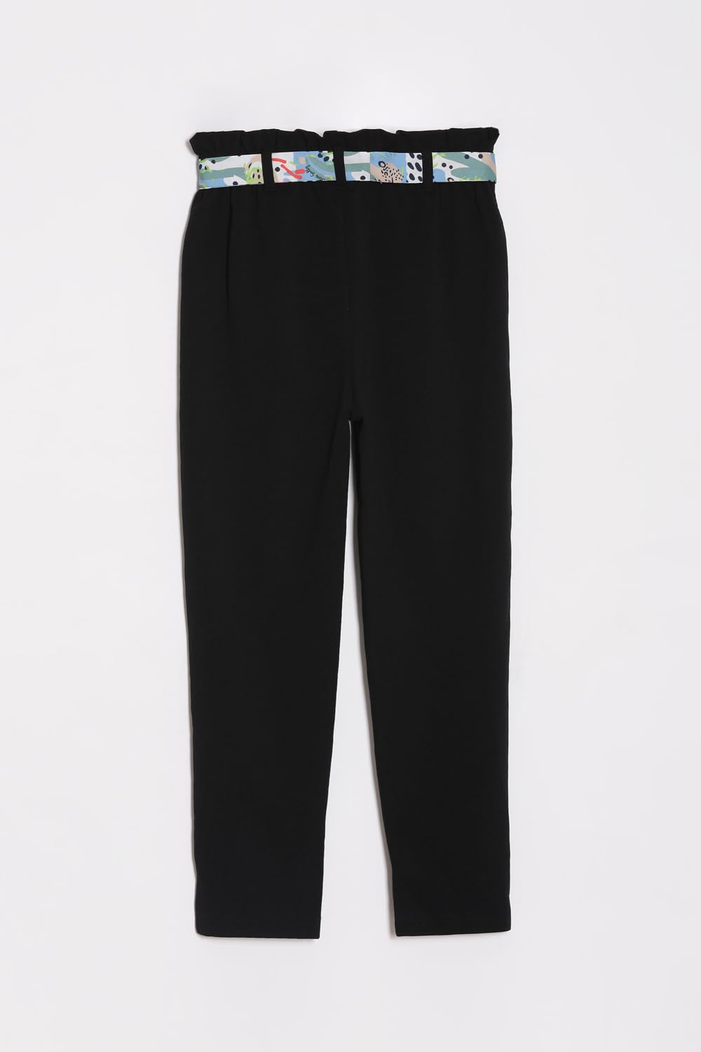 Allen Solly Girl's Slim Pants (AGWBEHWP259456_Black