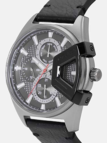 Daniel Klein Leather Analog Black Dial Men's Watch-Dk12158-1