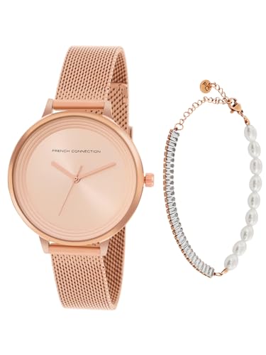 French Connection Analog Rose Gold Dial Women's Watch-FCJPR01