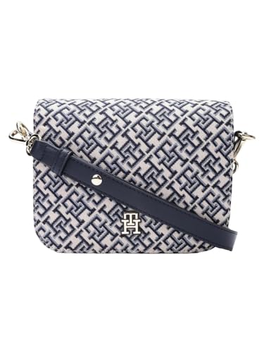 Logo Blue Polyester Sling Bag