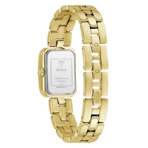 GUESS Rectangle 28mm Burgundy Dial Analog Women Watch - GW0865L9