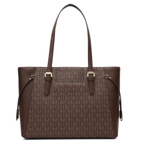Da Milano Leather Tote Bag for Women - Walnut Brown (LB-0369M-A)