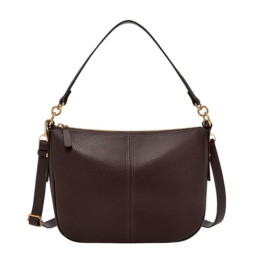 Fossil Women's Jolie Leather Crossbody Purse Handbag for Women, Mink, One Size, Jolie Crossbody Bag
