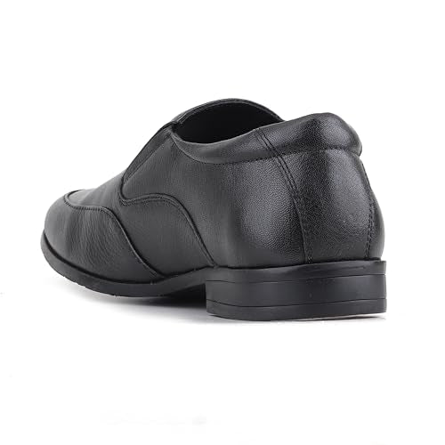 Red Chief Low Ankle Formal Slip On Shoes for Men | Black UK07