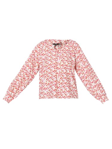 Vero Moda Women's Floral Regular Fit T-Shirt (10319744- Seacrest