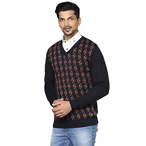 Raymond Dark Blue Sweater (Size: 46)-RMWX01106-B8