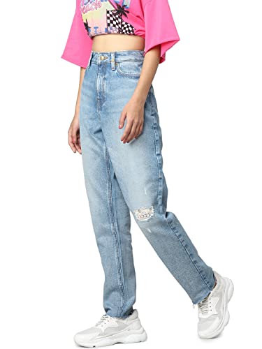 ONLY Straight Fit Jeans (273110401_Medium Blue Denim_31)