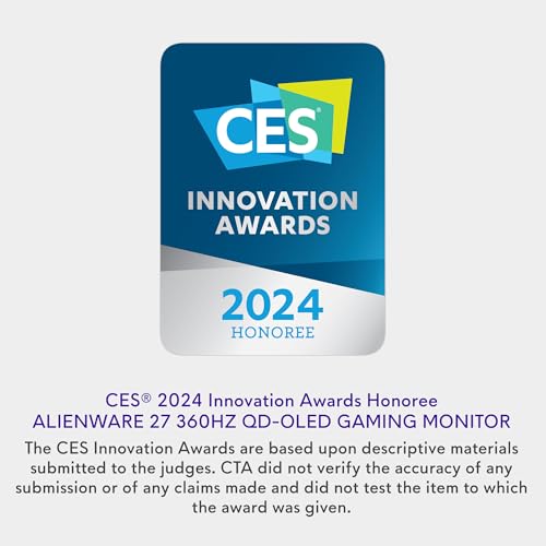 Alienware AW2725DF - OLED Gaming Monitor - 26.7" Quantom-Dot WQHD (2560 x 1440) 360Hz 0.03Ms Display, AMD FreeSync Premium Pro, HDMI/DP/USB 3.2 Gen1, Height/Tilt Adjustment