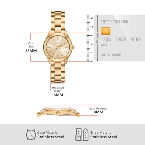 Michael Kors Slim Runway Silver Watch Set MK7563SET