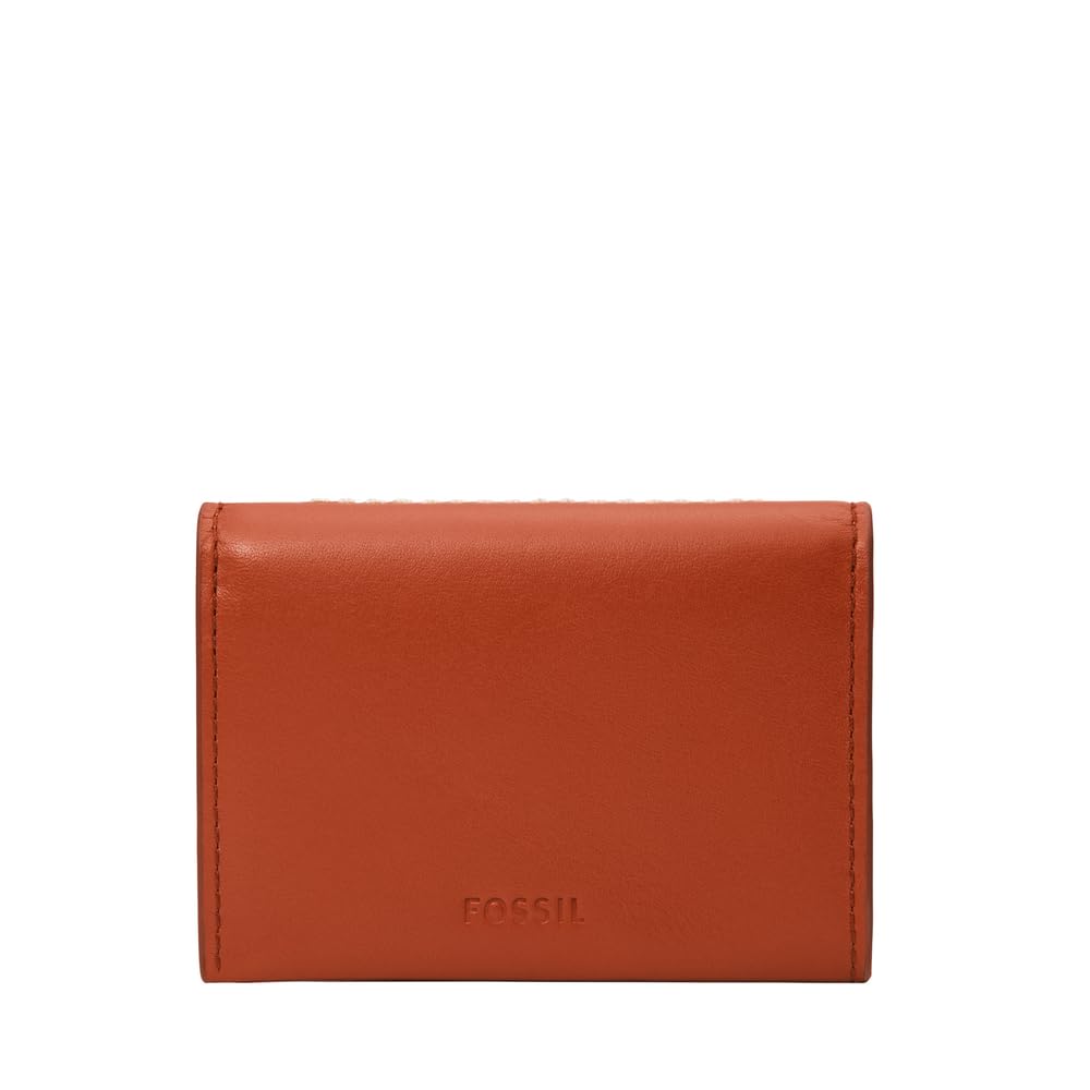 Fossil Men Leather Westover Orange Wallet Ml4642836