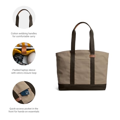 DailyObjects Khaki Beige-Clove Field Tote Bag |Canvas Tote Shoulder Bag Fits upto 14" Laptop for Women and Men Work & Daily Use |Handcrafted from premium cotton canvas perfect for Work & Daily Use