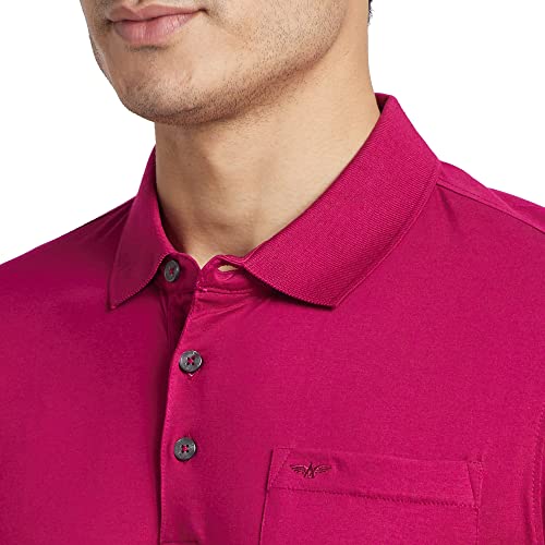 Park Avenue Dark Red T-Shirt (Size: 39)-PMKA00486-R7